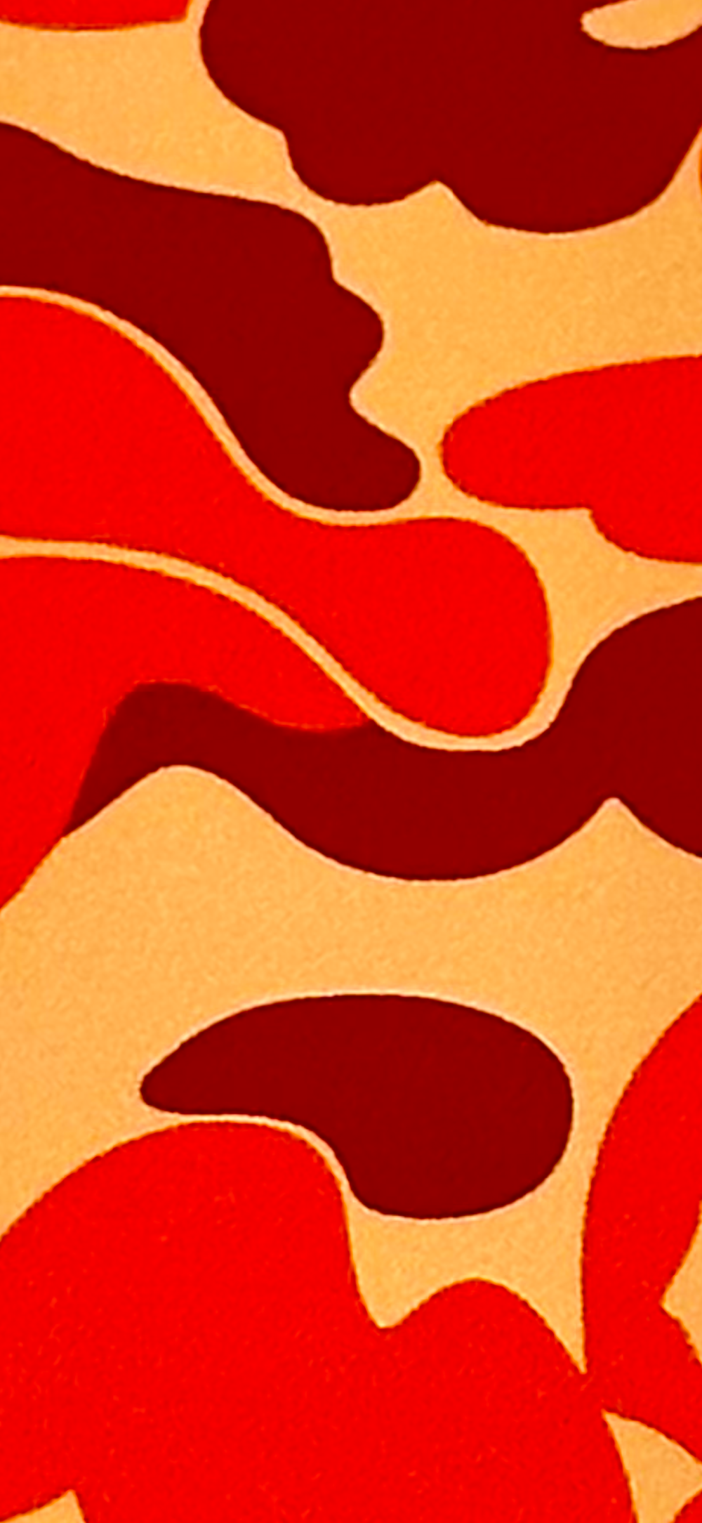 Orange Camo Golf Shaft Wrap